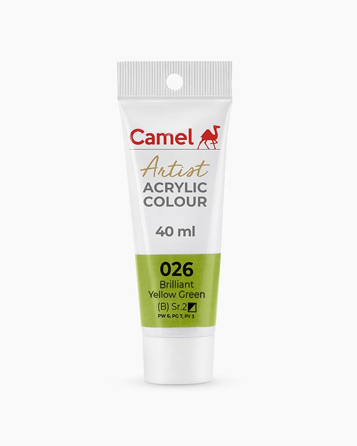 Camel Artist Acrylic Colours Brilliant Yellow Green
